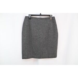 Vintage KGR Gray Wool Skirt Size 12